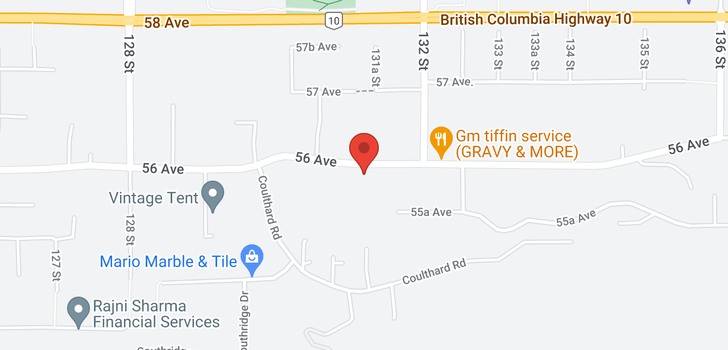 map of 13114 56 AVENUE